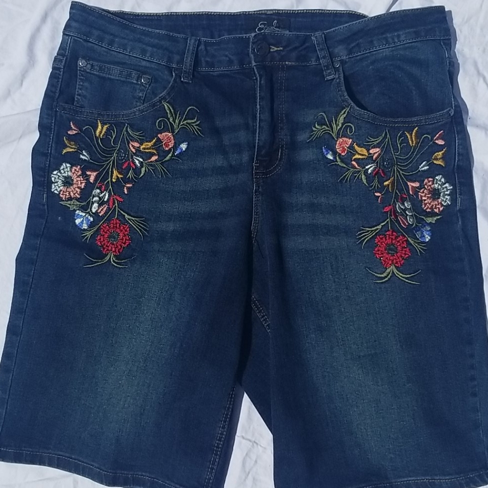 Earl 16W embroidered shorts